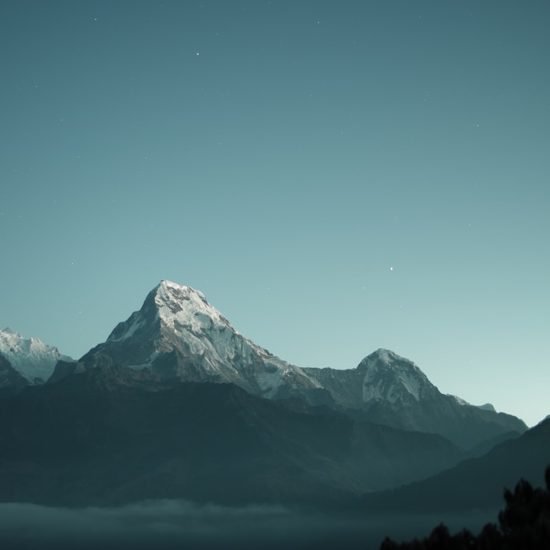 The Mussoorie ridge after rain